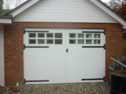 Basingstoke hardwood bespoke garage doors