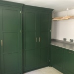 Hertiage handmade built in utility room hampshire
