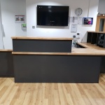 bespoke Dentist reception desk furniture basingstoke 
