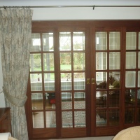 Hardwood Sliding French doors