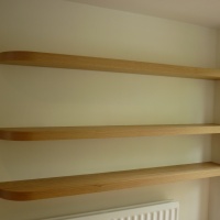 Oak Floating shelves
