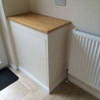 Painted Boxing and feature shelf